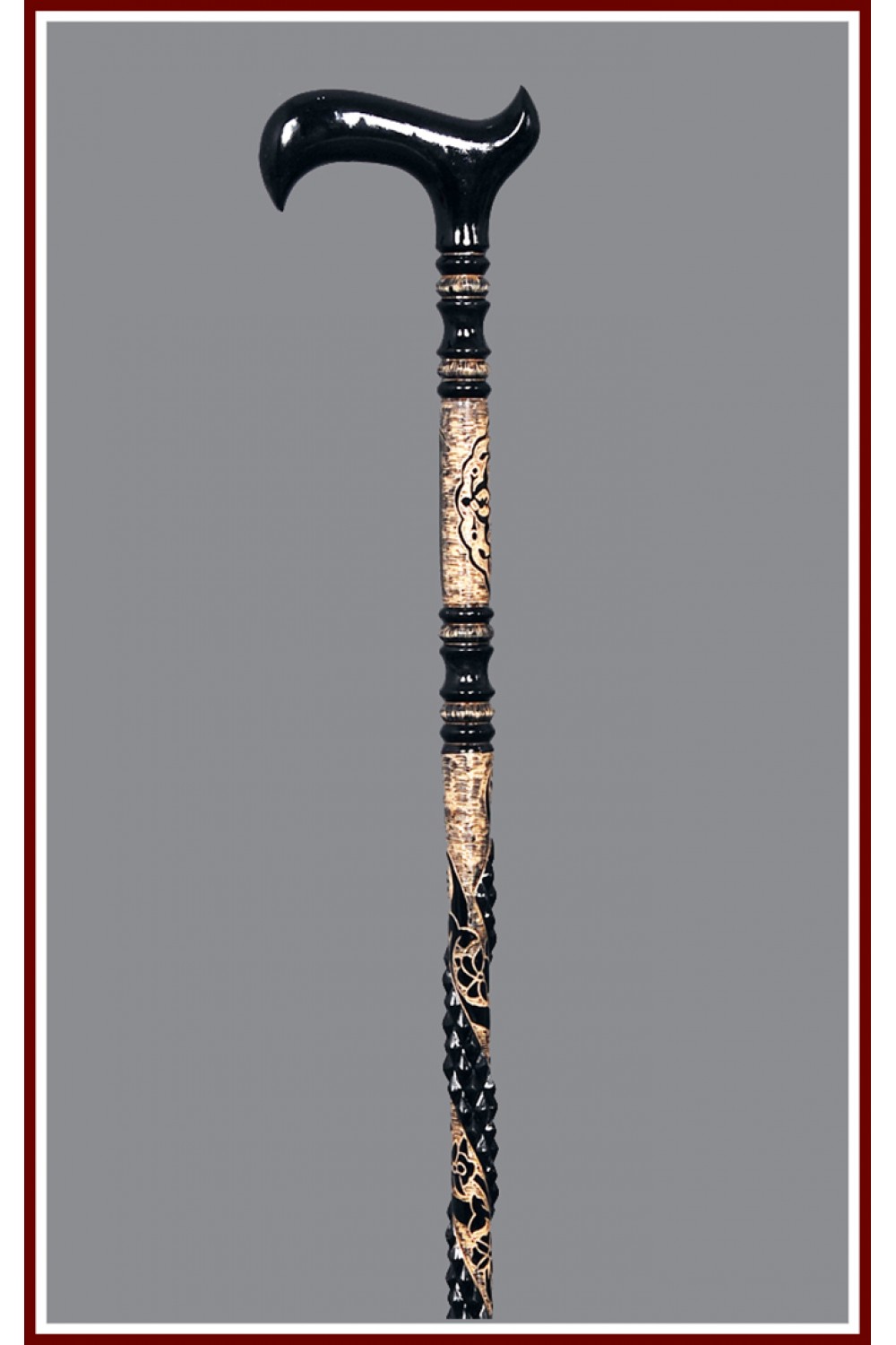Özel Baston Osmanlı Motif İşlemeli Devrek Bastonu ÖZL09